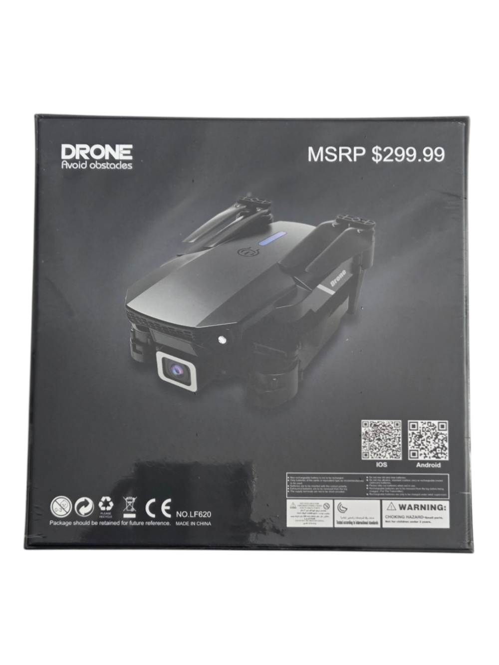 Foldable Camera Drone - Black